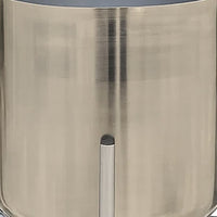 Aira Set of 2 Planters | 19, 22" Tall | Foldable Iron Stand | Nickel Finish - UPT-331897