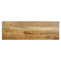 Nina Console Table | 48" Rectangular Top | Open Frame with Trestle Base | Natural Brown Mango Wood - UPT-332347