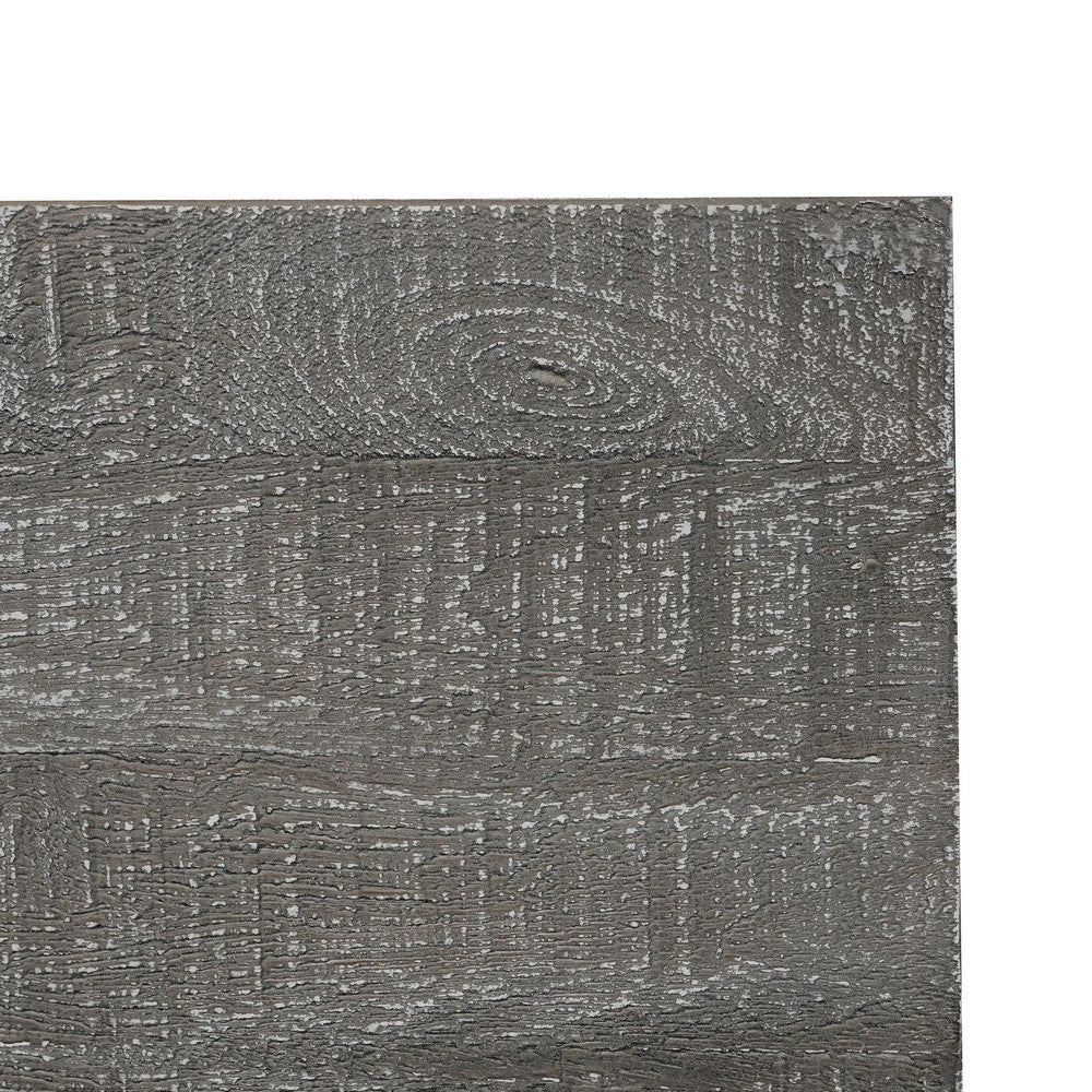 Rydan Coffee Table | 33 Inch Square Block Top | Sandblasted Gray Mango Wood  - UPT-332351