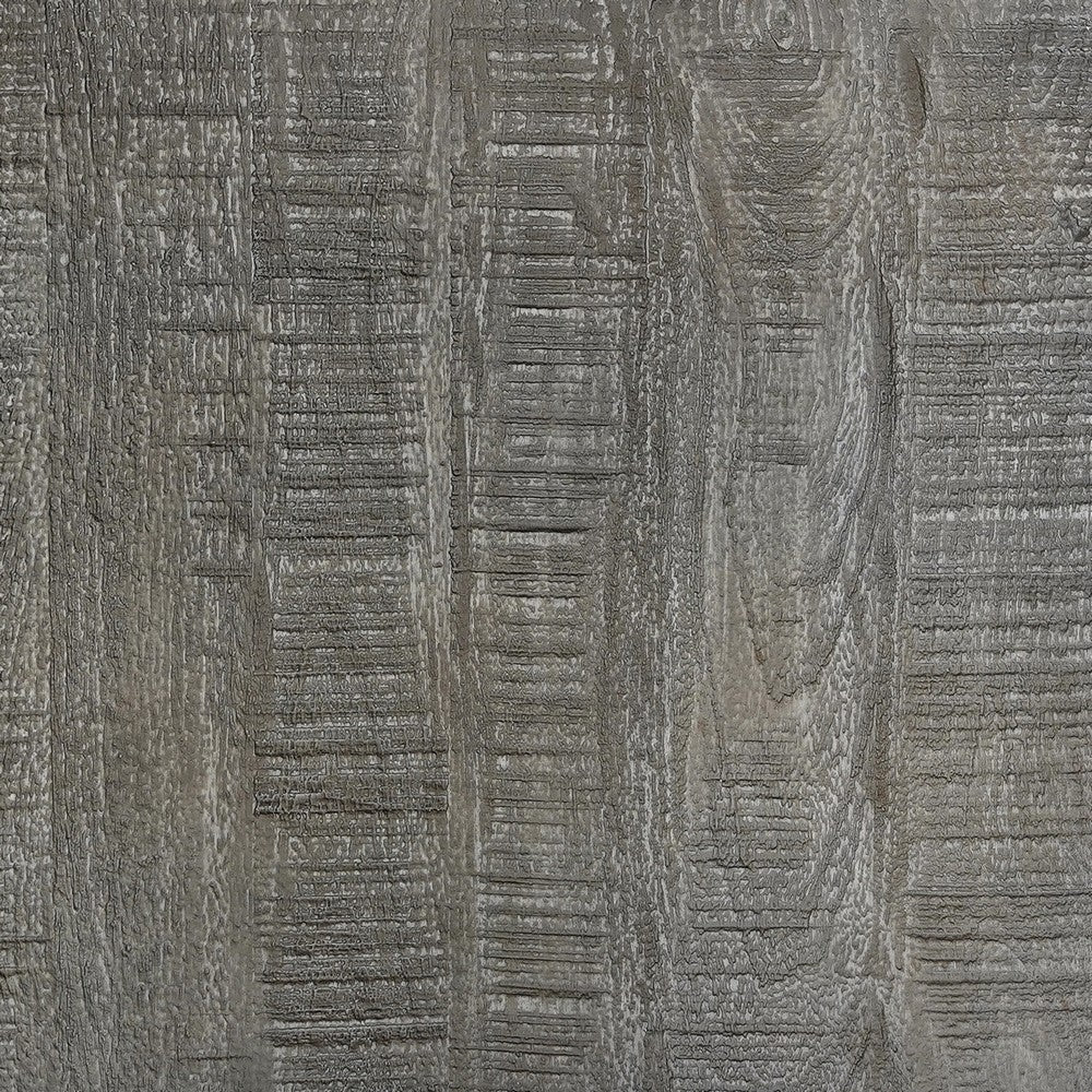 Rydan Side End Table | 19 Inch Square Block Top | Sandblasted Gray Mango Wood - UPT-332352