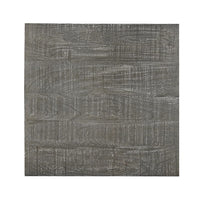Rydan Side End Table | 19 Inch Square Block Top | Sandblasted Gray Mango Wood - UPT-332352