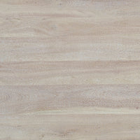 Nira Coffee Table | 48 Inch Rectangular Top | Handcrafted Washed White Acacia Wood | Panel Leg Base - UPT-332353