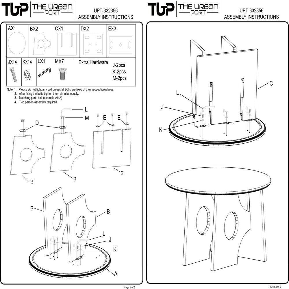 Tara Dining Table | 48 Inch Round Botticino Italian White Marble Top | Walnut Brown Artisan Base - UPT-332356