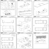 64 Inch Cosmo James Adway Accent Cabinet In Natural Brown - UPT-332358