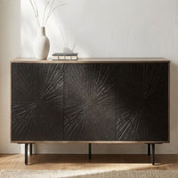 64 Inch Cosmo James Adway Accent Cabinet In Natural Brown - UPT-332358