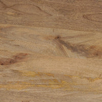 Nina 18.5" Round Handcrafted Side End Table | Natural Brown Mango Wood - UPT-333316