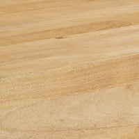 Elias Coffee Table | 42" Rectangular Top | Sandblasted Natural Brown Mango Wood | Wood Sustainably Harvested - UPT-333317