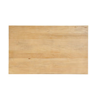 Elias Coffee Table | 42" Rectangular Top | Sandblasted Natural Brown Mango Wood | Wood Sustainably Harvested - UPT-333317