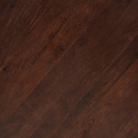 Bard Coffee Table, 38 Inch Round Top with Shelf, Walnut Brown Mango Wood Sculptural Frame - UPT-336136