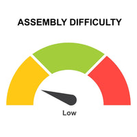 Mara Dining Table | 30 Inch Round White Genuine Marble Top | Black Metal Tulip Pedestal Base - UPT-337269