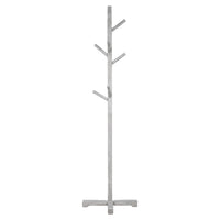 Hiya Freestanding Hat, Coat Rack, 8 Branch Hooks, Whitewash Teakwood, 72 Inch - UPT-355834