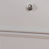 2 Drawer Wooden Nightstand with Metal Knobs, White - BM186039