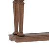 BM186298 Wooden Console Table with One Bottom Shelf, Oak Brown