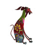 15 Inch Decorative Metal Dog Sculpture, Multicolor - BM04287