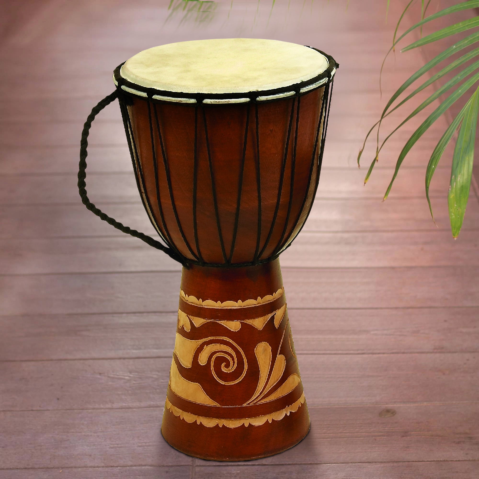 Tamburo Djembe in finta pelleTamburo Djembe in finta pelle  