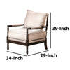 Sybil Contemporary Accent Chair, Beige - BM119869