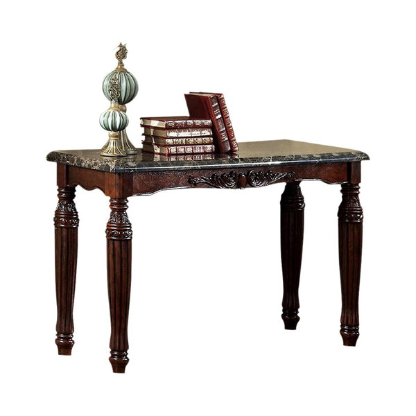 BM137588 Rani Cayman Sofa Table Transitional Style, Brown Cherry Finish