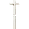 BM122987 Prismo Transitional Style Coatrack, White
