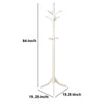 BM122987 Prismo Transitional Style Coatrack, White