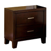 BM123047 Enrico I Contemporary Style Nightstand, Brown Cherry