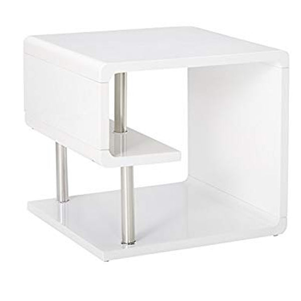 BM123079 Ninove I Contemporary Style End Table, White