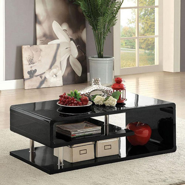 Ninove Contemporary Style Coffee Table, Black - BM123099