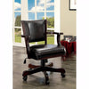 Rowan Contemporary Arm Chair, Dark Cherry Finish - BM123168