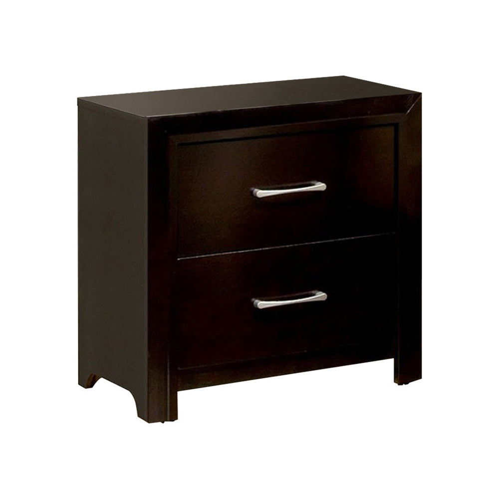 Janine Transitional Night Stand In Espresso Finish - BM123210