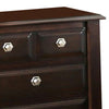 Litchville Contemporary Night Stand In Brown Cherry Finish - BM123250