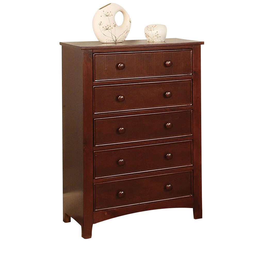 BM123258  Transitional Style Wooden Chest, Brown