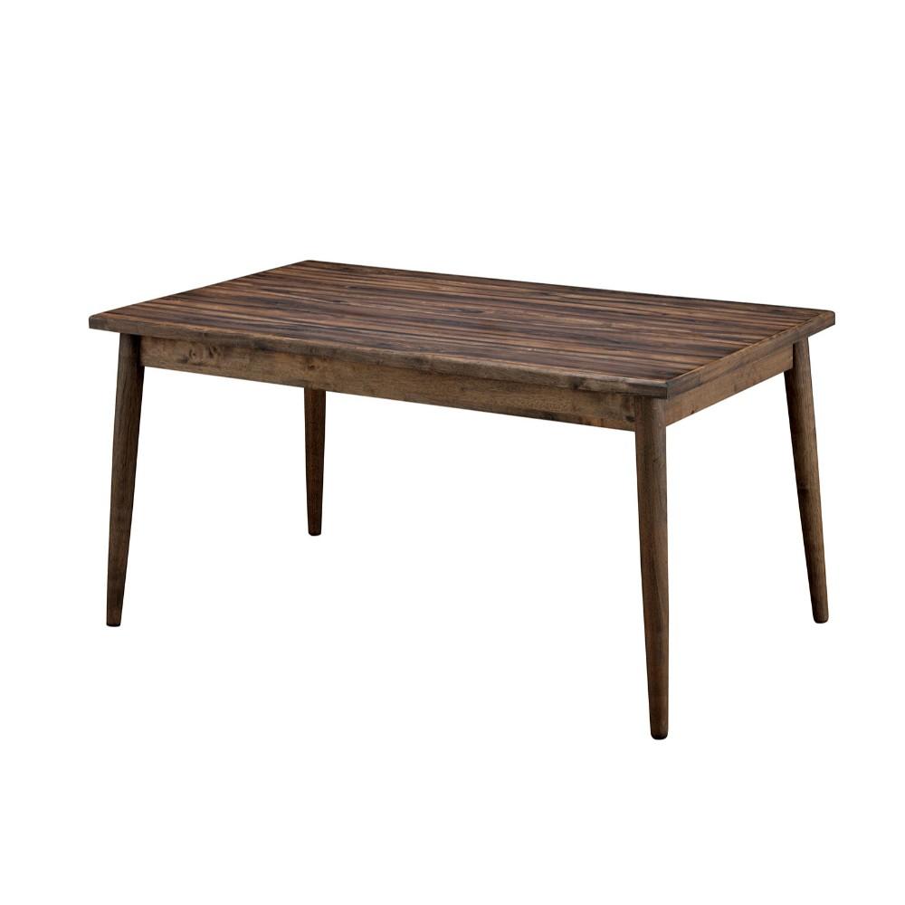 Eindride Mid-Cent Modern Dining Table, Brown-BM123387