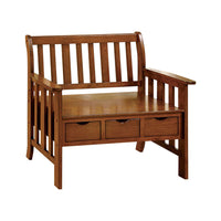 BM123558 Pine Crest Bench With 3 Drawers