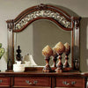 42 x 45 Arched Ornate Engraved Dresser Mirror, Traditional, Cherry - BM123621