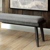 BM123680 Vilhelm I Mid-Century Modern Style Bench , Gray