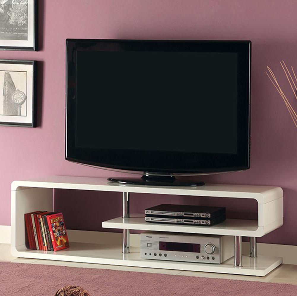 Ninove II Contemporary Style Tv Console , White - BM123707