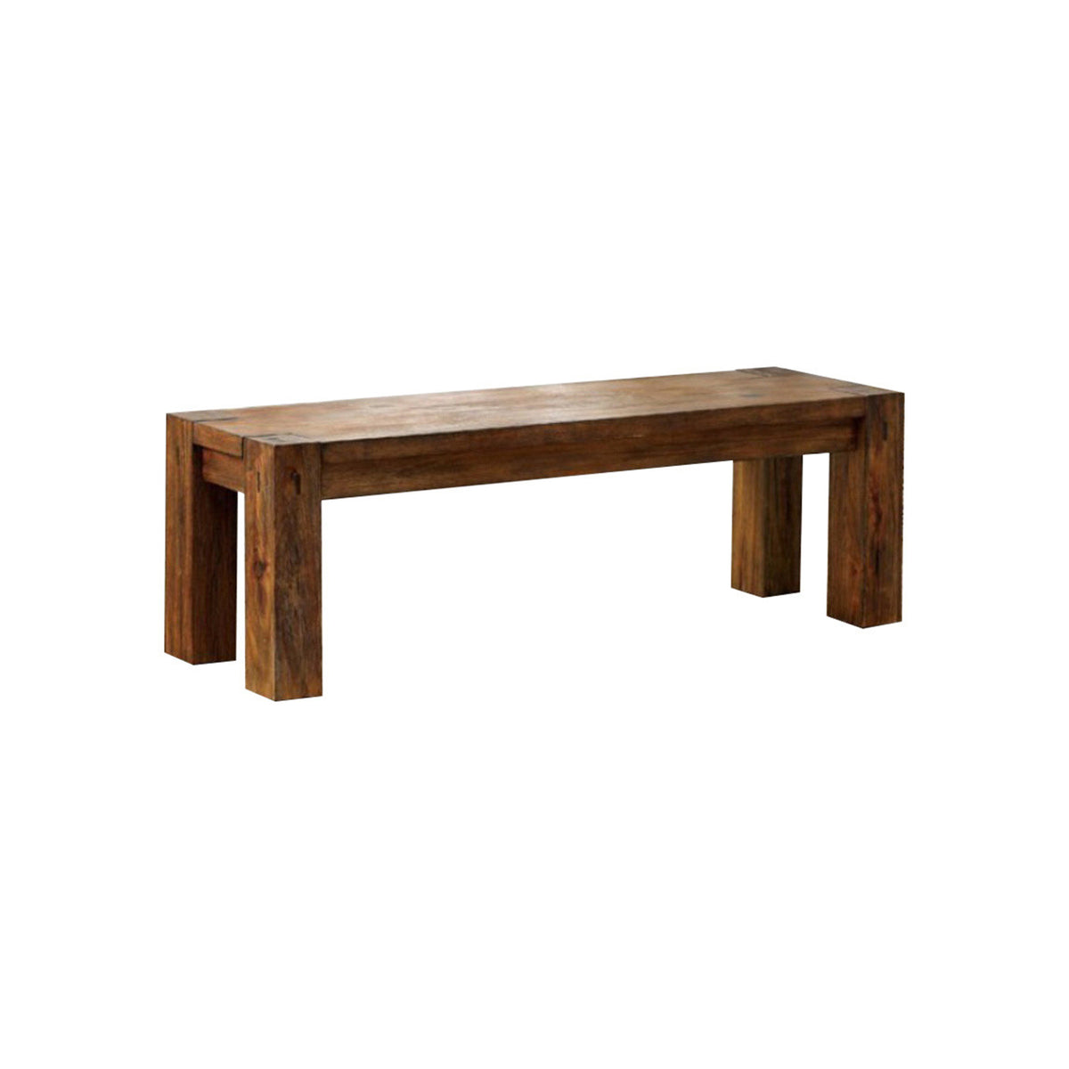 Frontier Transitional Style Bench , Dark Oak - BM123720