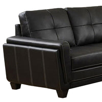 Blacksburg Contemporary Style Love Seat , Black - BM123723