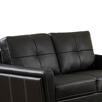 Blacksburg Contemporary Style Love Seat , Black - BM123723