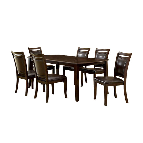 BM131112 -Woodside Contemporary Dining Table, Expresso Finish