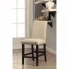 Dodson II Contemporary Counter Height Chair, Ivory and Black, Set of 2 - BM131127