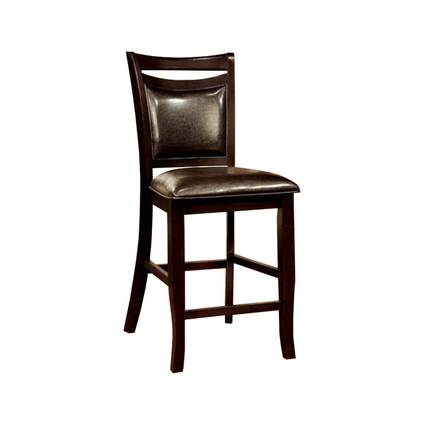 BM131169 Woodside II Transitional Counter Height Chair Expresso, Set Of Two