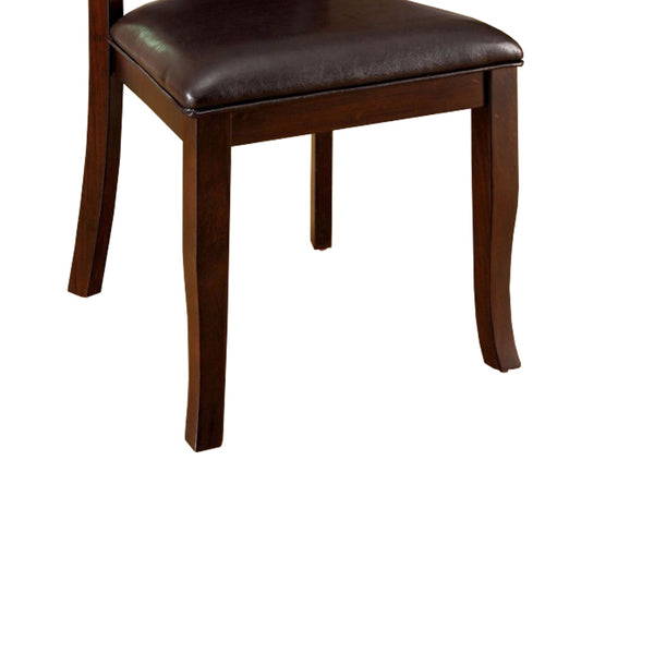 Woodside Transitional Side Chair , Expresso Finish, Set Of 2 - BM131170