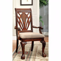 Petersburg I Traditional Arm Chair,Cherry Finish, Set Of 2 - BM131192