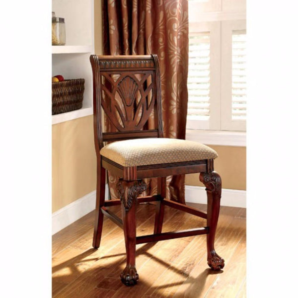Petersburg II Traditional Counter Height Chair,Cherry Finish, Set Of 2 - BM131193