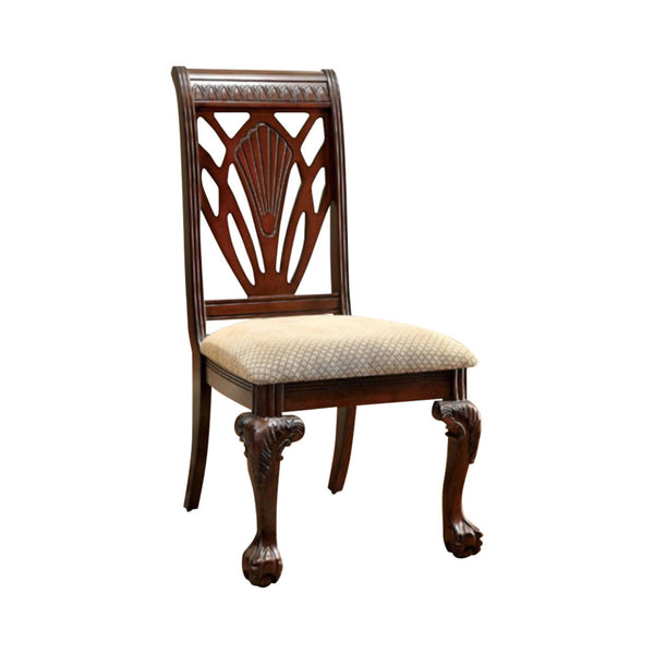 BM131194 Petersburg I Traditional Side Chair, Cherry Finish, Set Of 2
