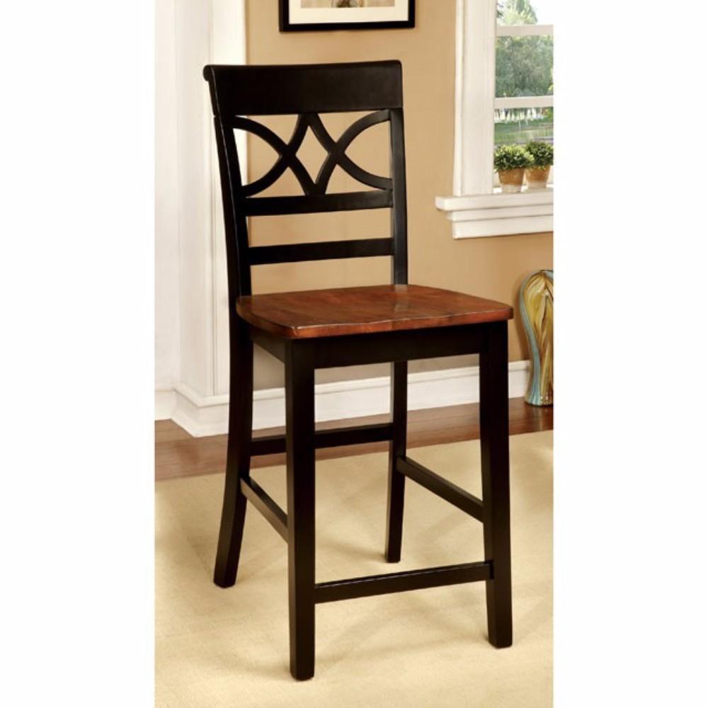 Torrington II Cottage Counter Height Chair With Wooden Seat, Set Of 2 - BM131288