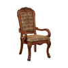 BM131292 Medieve Arm Chair Seat - Cal Foam, Antique Oak Finish, Set Of Two