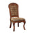 BM131295 Medieve Side Chair Seat - Cal Foam, Antiqued Oak Finish,Set Of Two
