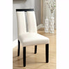 BM131300 Luminar Contemporary Side Chair, Black Finish, Set Of 2