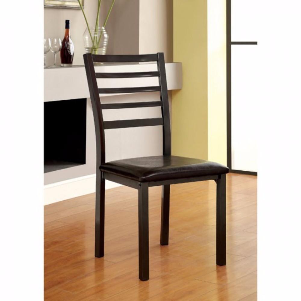 Colman Transitional Side Chair, Black, Set of 2 - BM131305